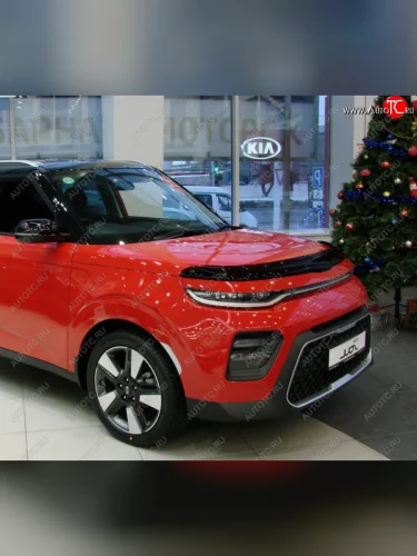 Дефлектор капота SIM KIA Soul  SK3 (2018-2022)