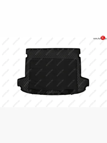 Коврик багажника с функцией защиты бампера Econom Element (полиуретан) (Черный) KIA Sportage  4 QL (2016-2022) дорестайлинг, рестайлинг