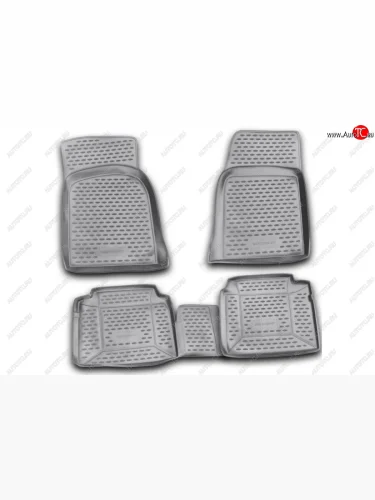 Комплект ковриков салона Element (полиуретан) (Черные) Лада ВАЗ 2104 - 2107