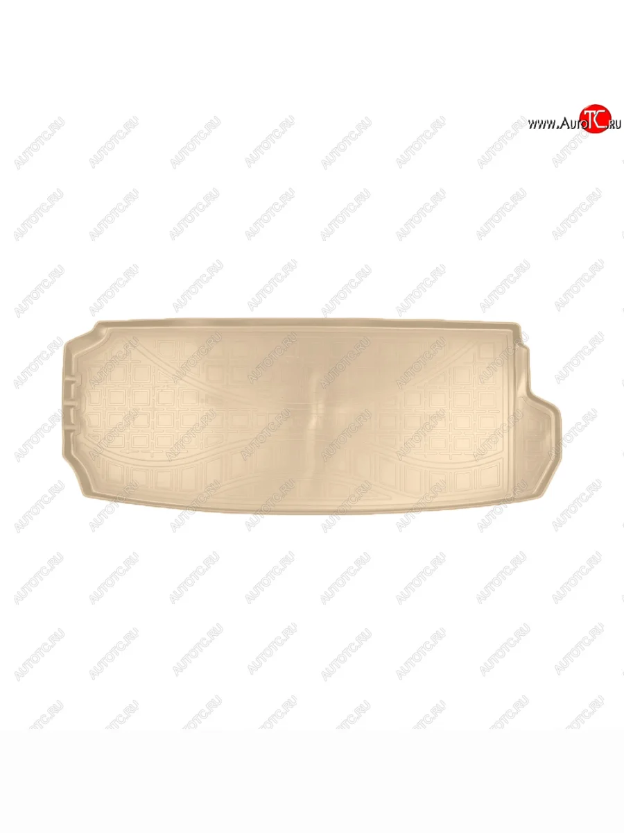 Коврик в багажник Norplast Unidec (7 мест, разложенный 3 ряд) Audi Q7 4M рестайлинг (2019-2022) (Цвет: бежевый)  с доставкой в г. Керчь