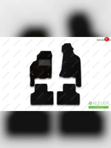 Текстильные коврики салона Klever Standart (Черные) Лада ВАЗ Приора  2171 (2008-2014) универсал дорестайлинг 