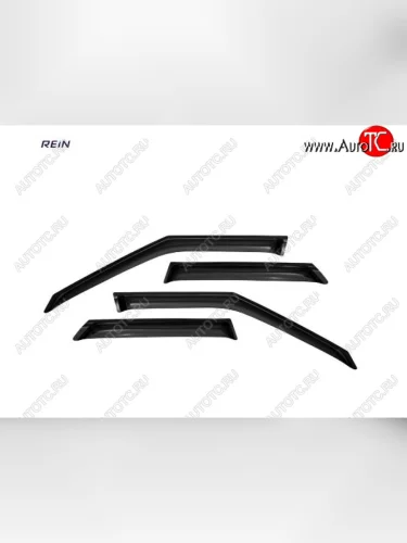 Дефлектор окон REIN (НАКЛАДНОЙ скотч 3М) Land Rover Discovery  5 L462 (2016-2020) дорестайлинг
