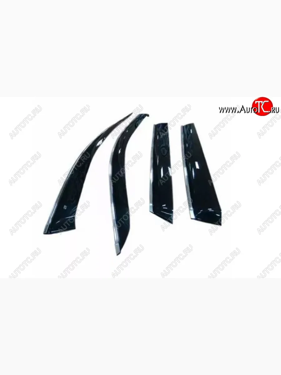 Дефлектора окон с серебр. окантовкой SIM  Lexus NX300h (2014-2017) Z10  в Самаре Самарской области