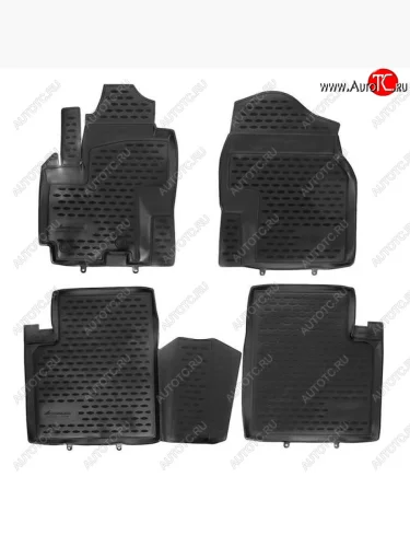 Комплект ковриков салона Element (полиуретан) (Черные) Lifan X60 дорестайлинг (2011-2015)