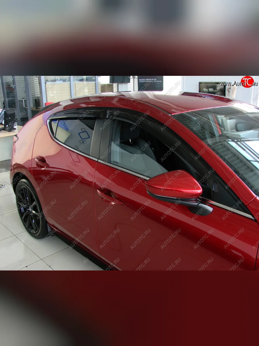 Дефлектора окон SIM 4 Door  Mazda 3/Axela (2019-2025) BP  с доставкой в г. Керчь