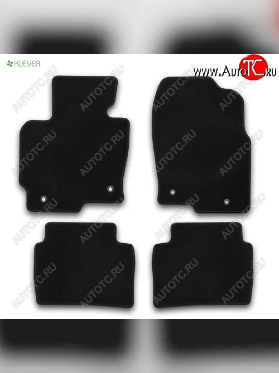 Текстильные коврики салона Klever Econom АКПП Mazda CX-5 KE рестайлинг (2015-2017) (Черные)  в Керчи Республика Крым