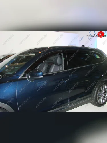 Дефлектора окон SIM Mazda CX-9  TB (2007-2015) дорестайлинг, 1-ый рестайлинг, 2-ой рестайлинг