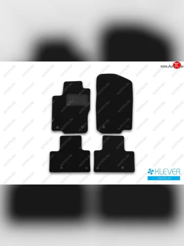 Текстильные коврики салона Klever Premium (Черные) Mercedes-Benz GL class  X166 (2012-2016) дорестайлинг