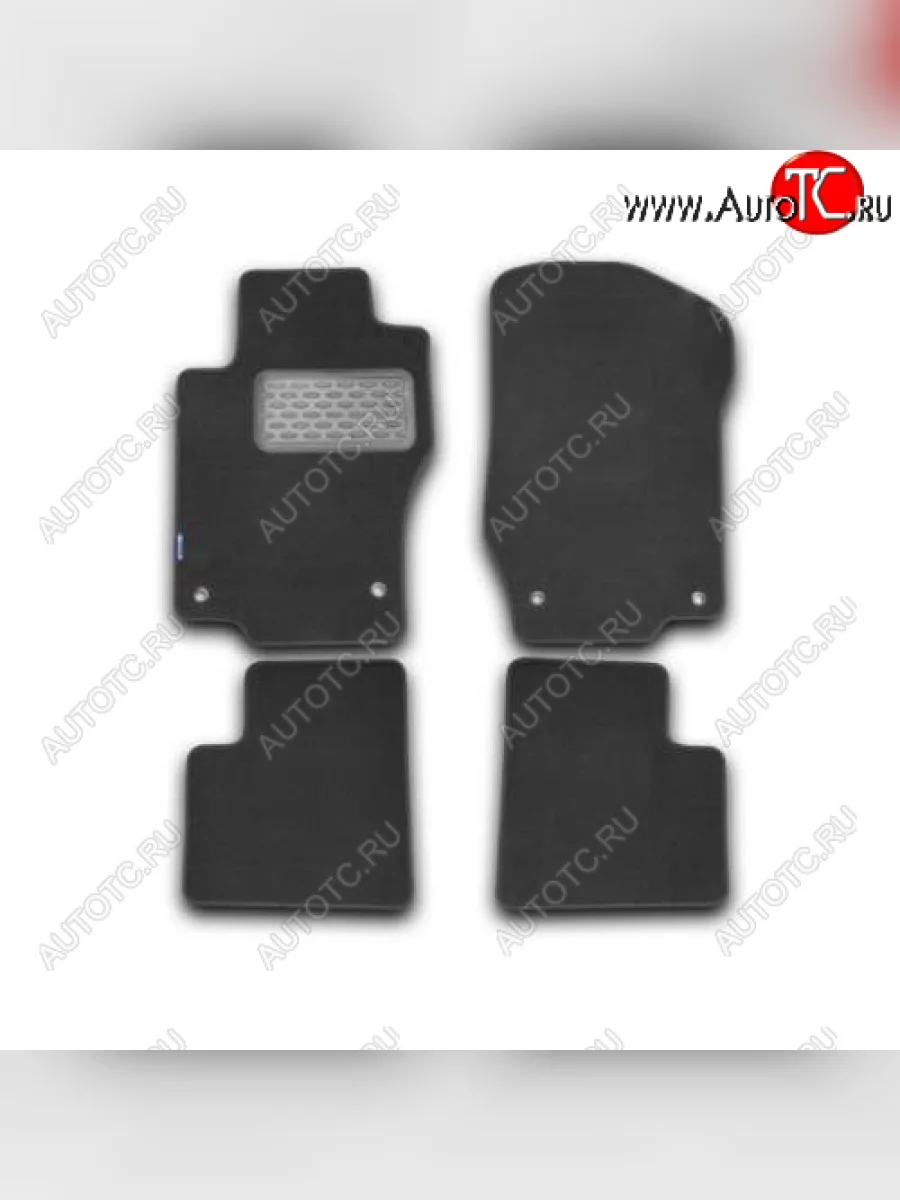 Текстильные коврики салона Klever Standart Mercedes-Benz ML class W164 дорестайлинг (2005-2008) (Черные)  в Керчи Республика Крым