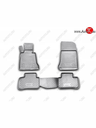 Комплект ковриков салона Element (полиуретан) (Серые) Mercedes-Benz E-Class W212 рестайлинг седан (2013-2017)