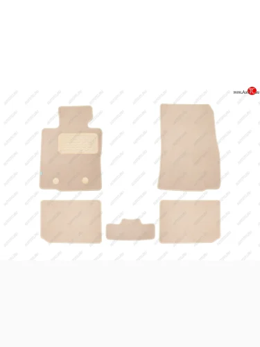 Текстильные коврики салона АКПП хэтчбек Klever Premium (Бежевые) Mini Countryman (2010-2016)