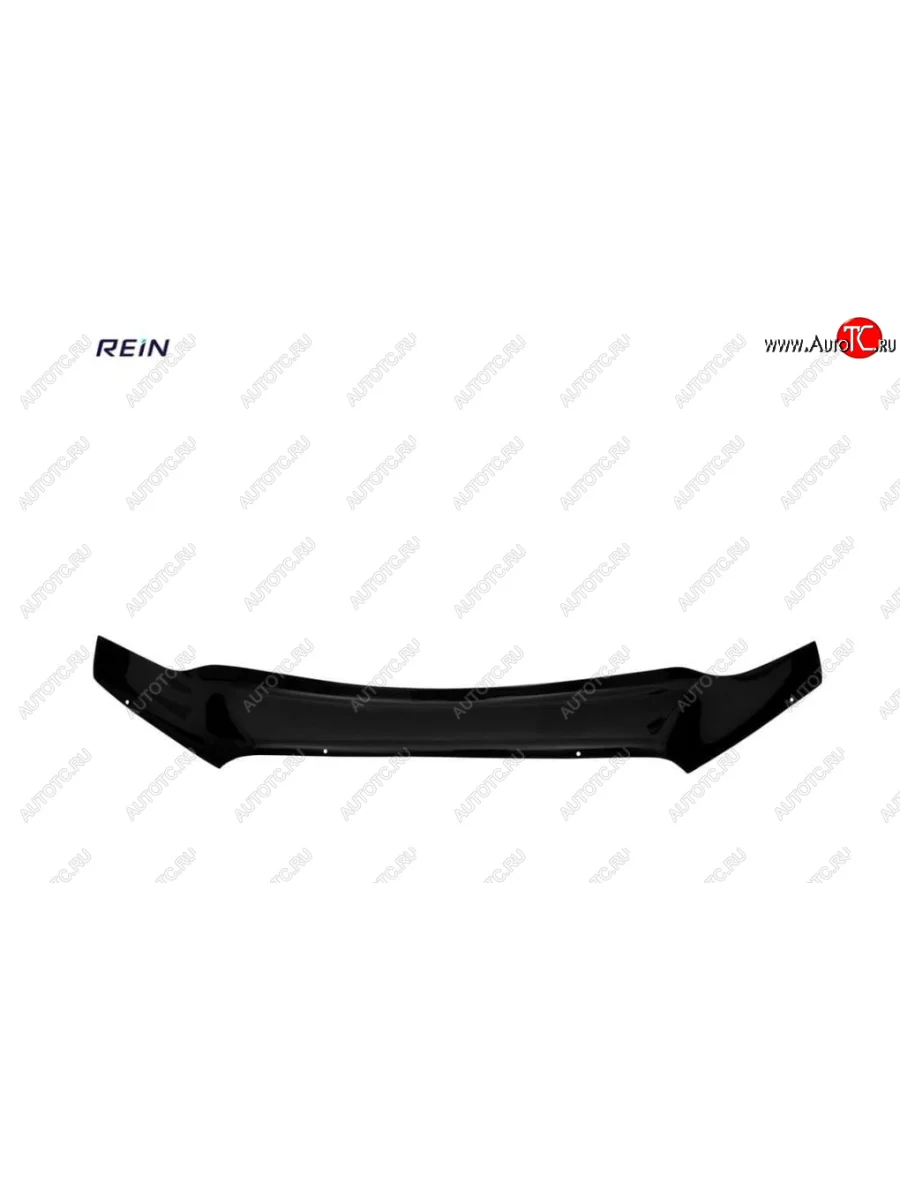 Дефлектор капота REIN (ЕВРО крепеж) без логотипа Mitsubishi ASX дорестайлинг (2010-2012)  в Перми Пермском крае