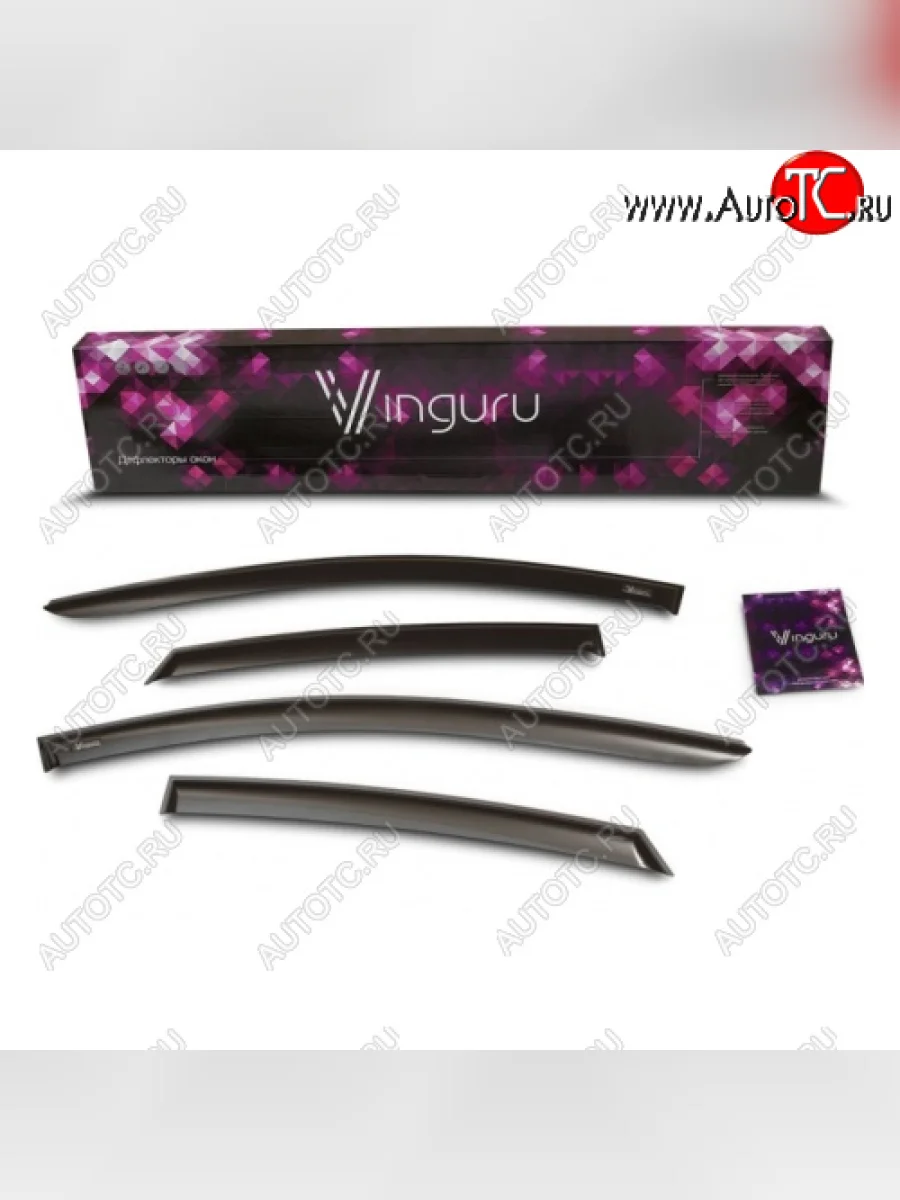 Дефлекторы окон Vinguru седан  Mitsubishi Galant (1996-1998) 8  в Самаре Самарской области