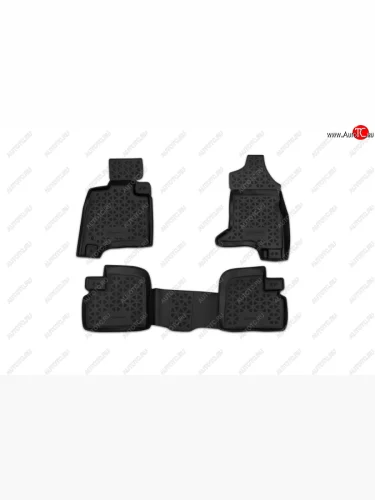 Комплект ковриков салона Element (полиуретан) (Черные) Mitsubishi i-Miev (2009-2018)