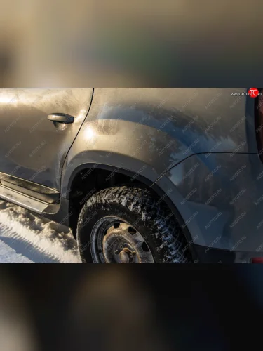 Защитные накладки на арки ArtForm (Поверхность: шагрень) Renault Duster HS дорестайлинг (2010-2015)