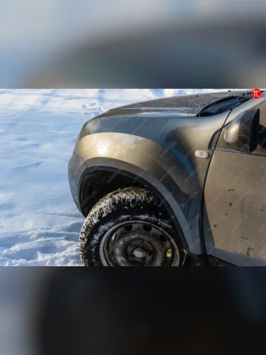 Защитные накладки на арки ArtForm (Поверхность: шагрень) Renault Duster HS рестайлинг (2015-2021)