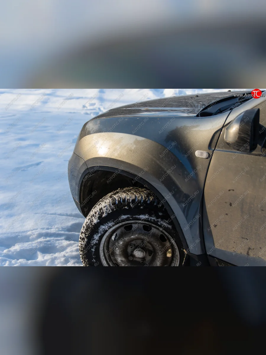 Защитные накладки на арки ArtForm Renault Duster HS рестайлинг (2015-2021) (Поверхность: шагрень)  в Самаре Самарской области