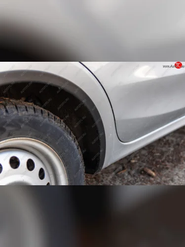 Защитные накладки на арки ArtForm (Поверхность: шагрень) Лада ВАЗ XRAY (2016-2022)