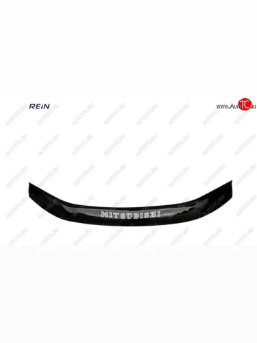 Дефлектор капота REIN (ЕВРО крепеж) Mitsubishi Outlander GF дорестайлинг (2012-2014)