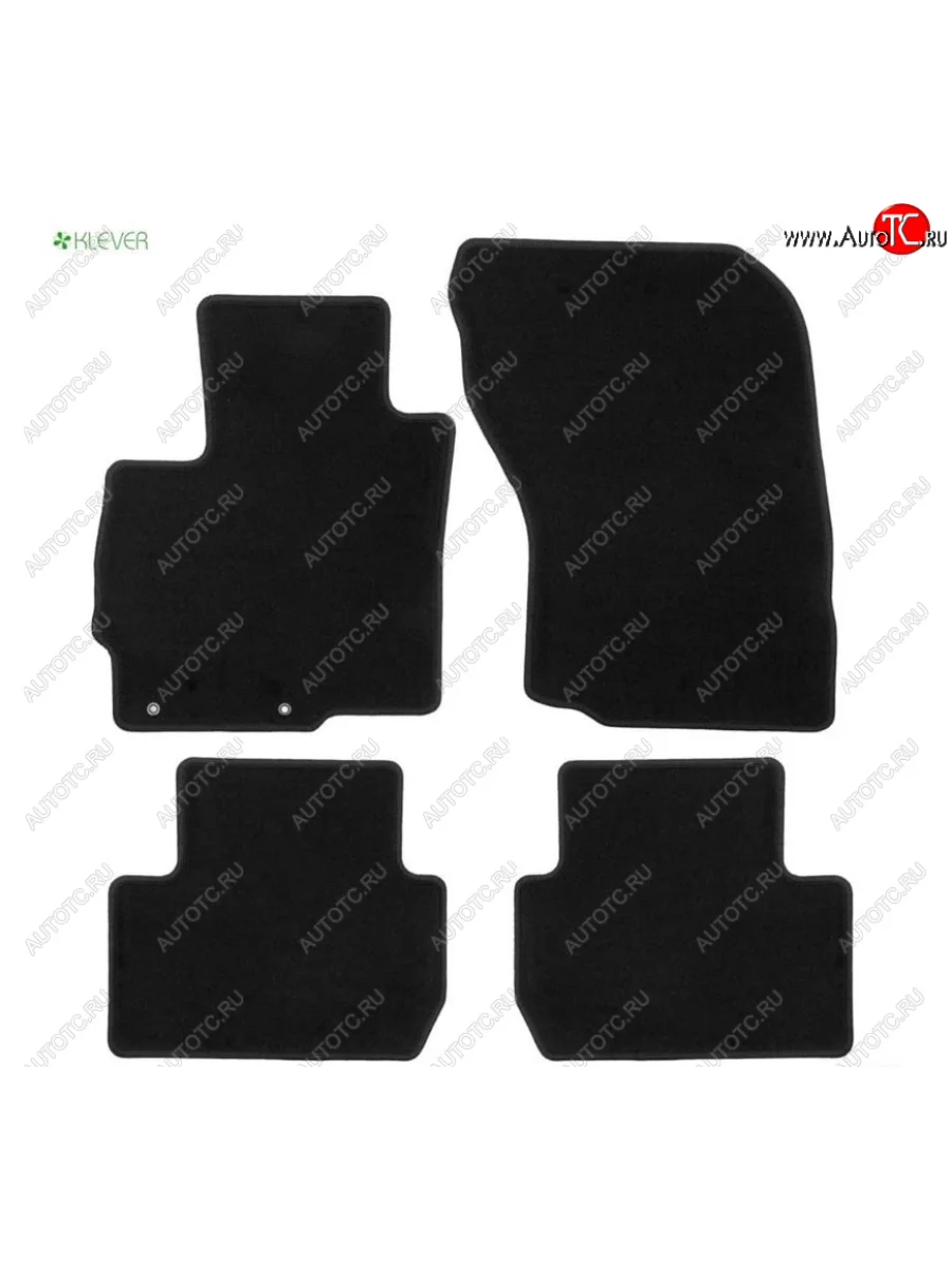 Текстильные коврики салона Klever Econom АКПП Mitsubishi Outlander GF дорестайлинг (2012-2014) (Черные)  в Керчи Республика Крым