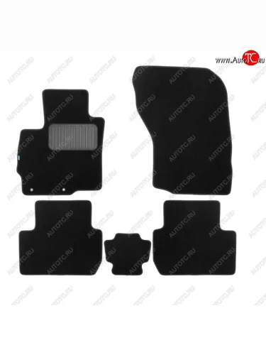 Текстильные коврики салона Klever Premium АКПП (Черные) Mitsubishi Outlander  GF (2012-2022) дорестайлинг, 1-ый рестайлинг, 2-ой рестайлинг, 3-ий рестайлинг
