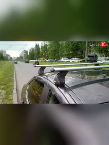 Багажник в сборе Атлант (Аэродинамические поперечины) Renault Kaptur (2016-2022) дорестайлинг, рестайлинг