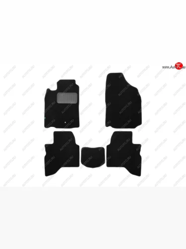 Текстильные коврики салона Klever Premium (Черные) Mitsubishi Pajero Sport  PA (1996-2008) дорестайлинг, рестайлинг