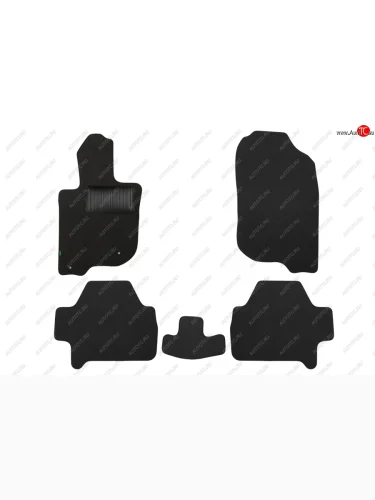 Текстильные коврики салона Klever Premium (Черные) Mitsubishi Pajero ( 4 V90,  4 V80) (2006-2015) дорестайлинг, 1-ый рестайлинг, 3 дв. 1-ый рестайлинг