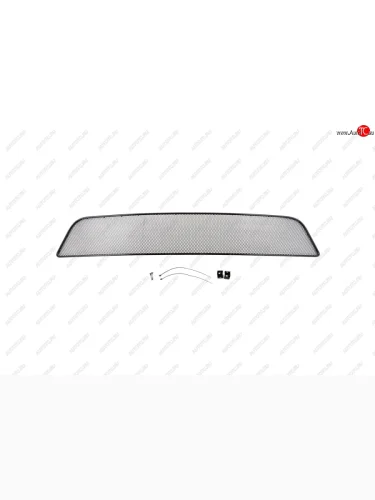 Сетка на бампер внешняя Arbori (Черная 10 мм) Mitsubishi Pajero Sport  PB (2008-2013) дорестайлинг