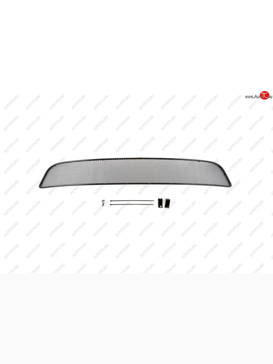 Сетка на бампер внешняя Arbori Nissan Navara 2 D40 рестайлинг (2010-2016) (Черная 10 мм)  с доставкой в г. Керчь