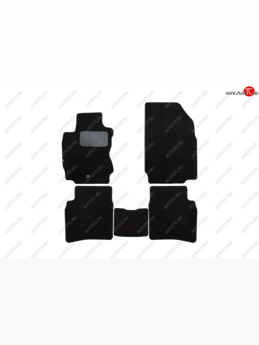 Текстильные коврики салона Klever Premium АКПП Nissan Note 1 E11 дорестайлинг (2004-2008) (Чёрные)  в Самаре Самарской области