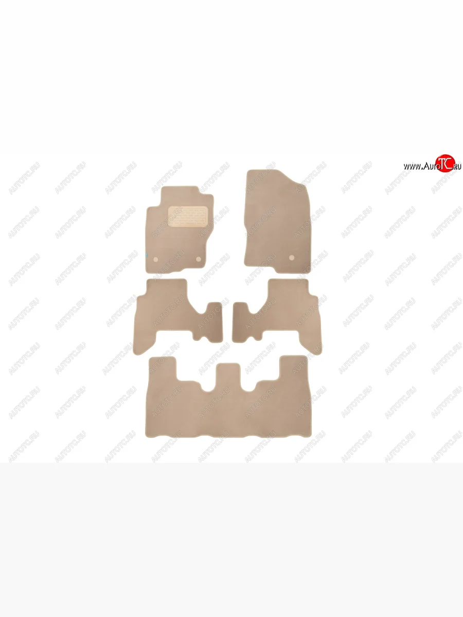 Текстильные коврики салона Klever Premium АКПП Nissan Pathfinder R51 рестайлинг (2009-2014) (бежевый)  в Керчи Республика Крым