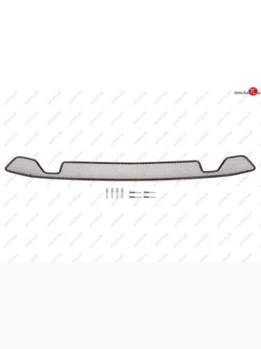 Сетка на бампер внешняя Arbori (для автомобилей с передним парктроником) Nissan Qashqai  2 (2017-2022) J11 рестайлинг