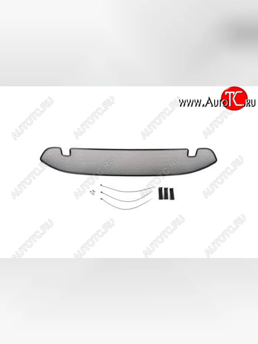 Сетка на бампер внешняя Arbori для автомобилей с передним парктроником черная Nissan Qashqai 2 J11 рестайлинг (2017-2022) (15 мм)  в Самаре Самарской области