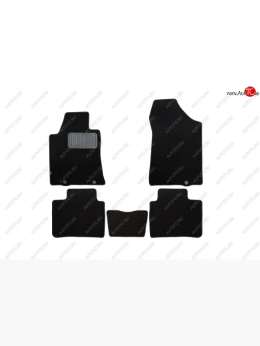 Коврики салона (текстиль) Klever Premium (Чёрные) Nissan Teana  3 L33 (2014-2020) дорестайлинг