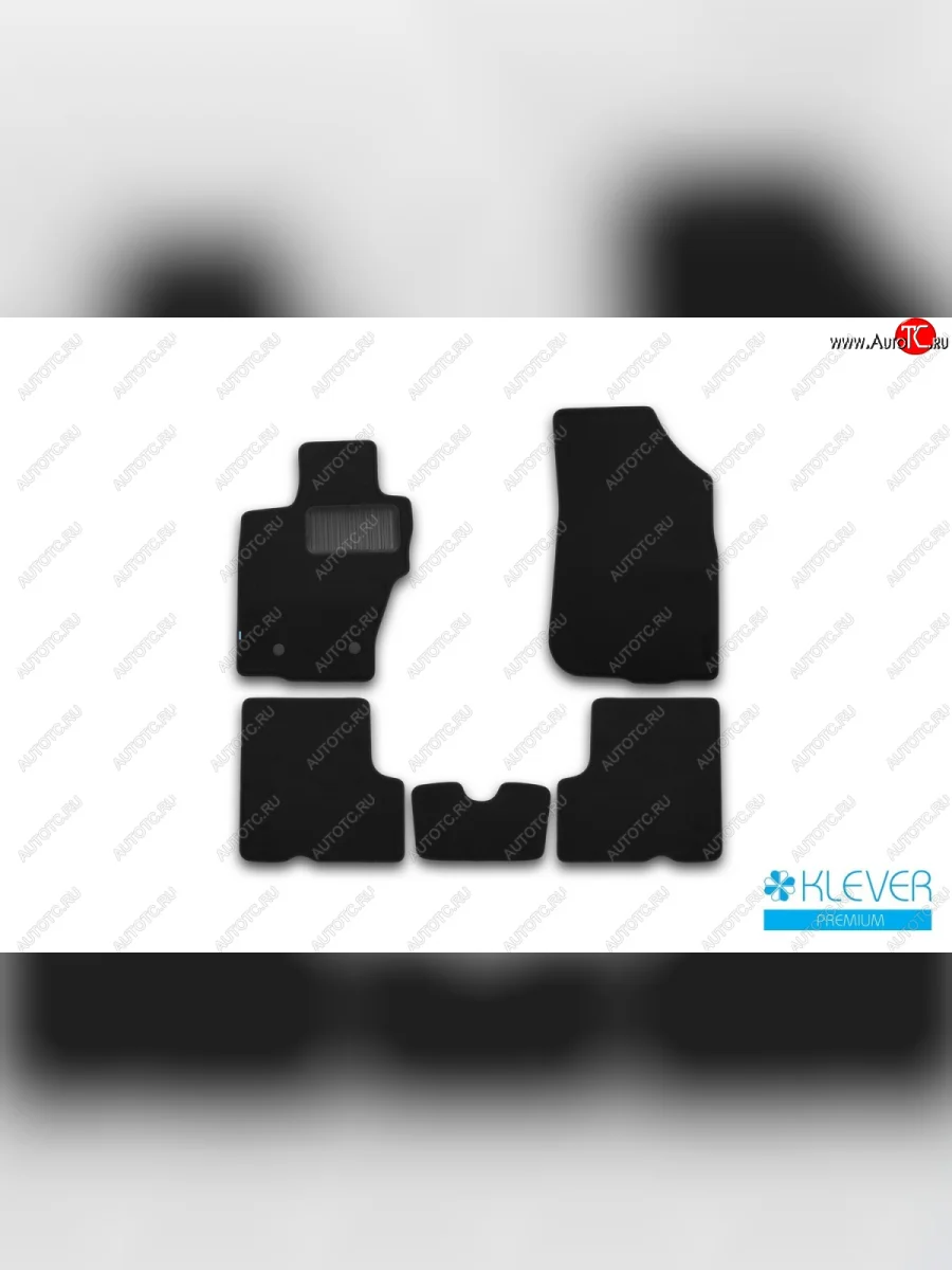 Текстильные коврики салона Klever Premium Nissan Terrano D10 рестайлинг (2016-2022) (без ручки для дистанционного открытия лючка бензобака)  в Керчи Республика Крым