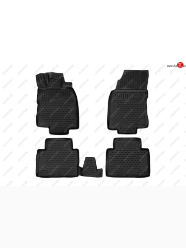Комплект 3D ковриков салона Element (полиуретан) П.Р Nissan X-trail 3 T32 дорестайлинг (2013-2018)