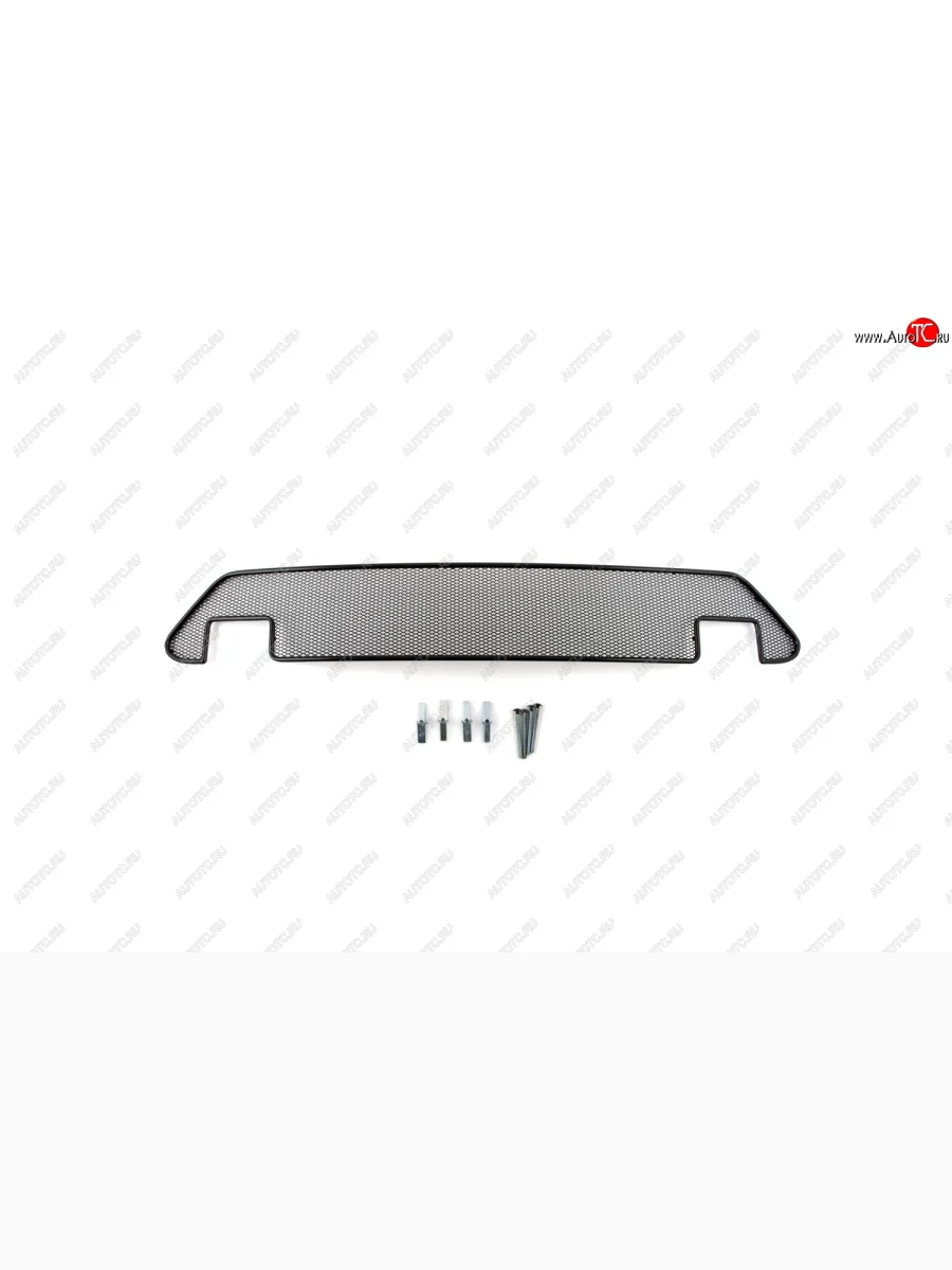 Сетка на бампер внешняя Arbori черн., 10 мм Nissan X-trail 3 T32 дорестайлинг (2013-2018) (для автомобилей с передним парктроником)  в Самаре Самарской области