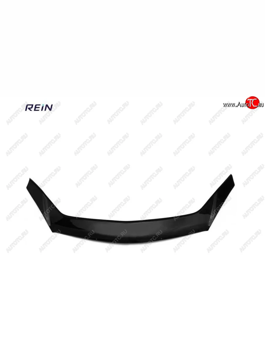 Дефлектор капота REIN (ЕВРО крепеж) без логотипа Opel Astra H хэтчбек 5дв дорестайлинг (2004-2007)  в Перми Пермском крае
