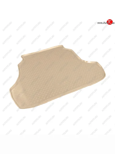 Коврик багажника Norplast Unidec (Цвет: бежевый) Chery Bonus (A13) лифтбэк (2011-2016)