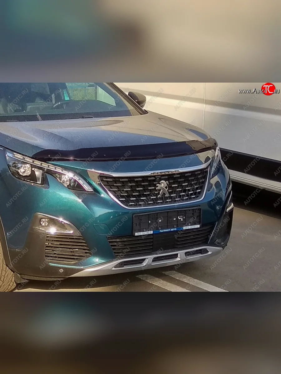 Дефлектор капота SIM  Peugeot  3008  2 C1A,C2A, 5008  T87  в Самаре Самарской области