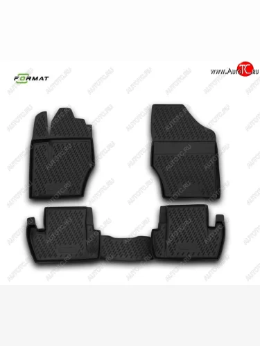 Комплект ковриков салона Format (повышенная износостойкость). Peugeot 308 T7 универсал дорестайлинг (2007-2011)