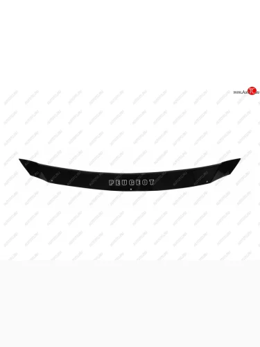 Дефлектор капота REIN (ЕВРО крепеж) Peugeot 408 (2010-2017)  дорестайлинг