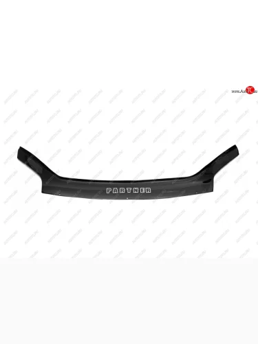 Дефлектор капота REIN (ЕВРО крепеж) Peugeot Partner  M49/M59 (2002-2008) рестайлинг