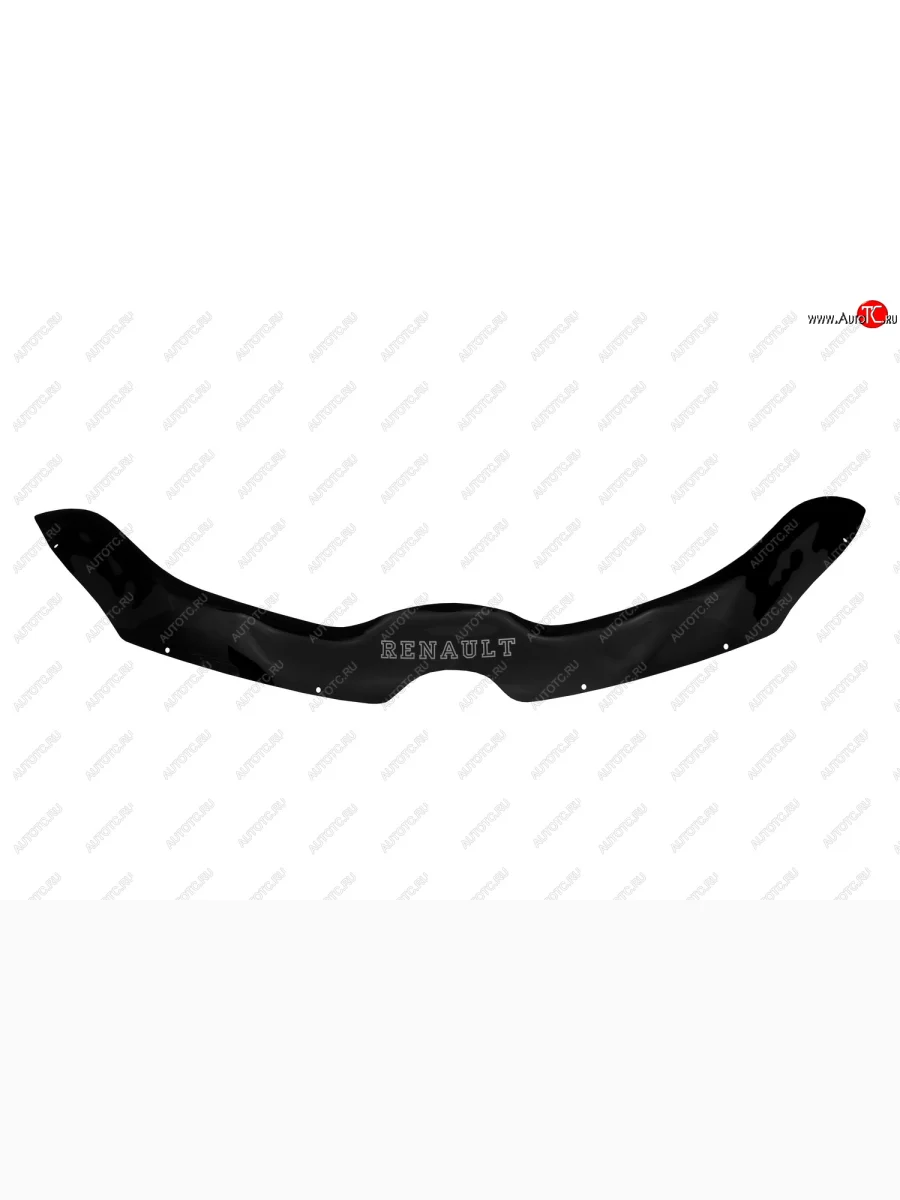 Дефлектор капота REIN (ЕВРО крепеж) Renault Kaptur дорестайлинг (2016-2020)  в Самаре Самарской области