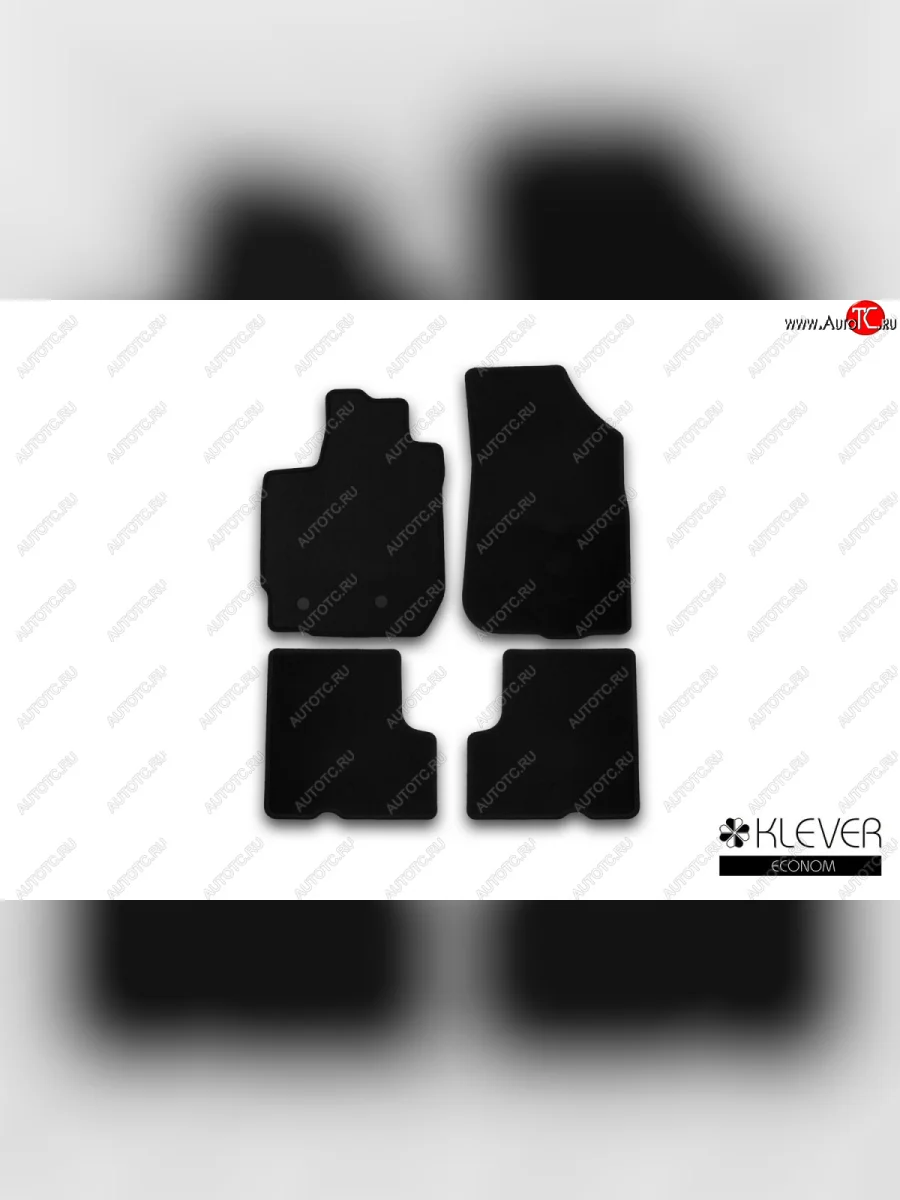 Текстильные коврики салона Klever Econom Renault Duster HS рестайлинг (2015-2021) (с ручкой для дистанционного открытия лючка бензобака)  в Воронеже Воронежской области