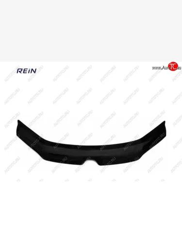 Дефлектор капота REIN (ЕВРО крепеж) без логотипа Renault Logan 2 дорестайлинг (2014-2018)