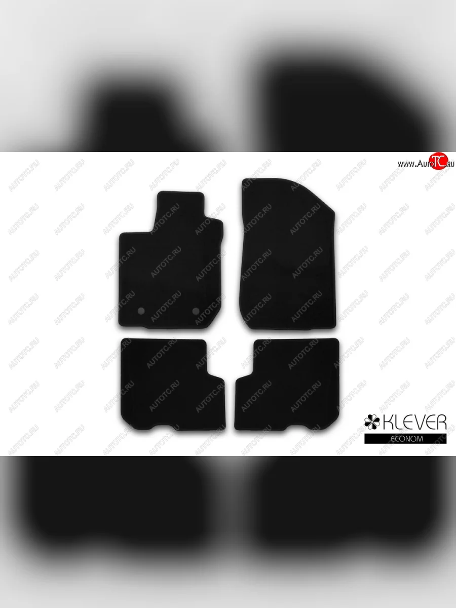 Текстильные коврики салона Klever Econom Renault Logan 2 дорестайлинг (2014-2018)  с доставкой в г. Керчь