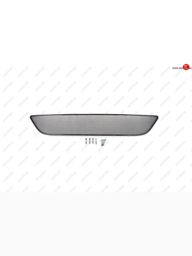 Сетка на бампер внешняя Arbori черн., 10 мм Renault Logan  1 (2010-2016) рестайлинг