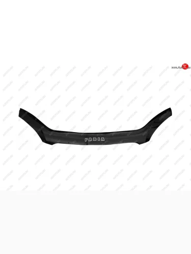 Дефлектор капота REIN (ЕВРО крепеж) Skoda Fabia  Mk2 (2007-2010) хэтчбэк дорестайлинг